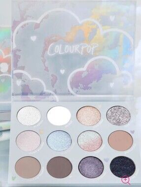 Colourpop Cloud 9 Irresistible Neutral & Shimmer Eyeshadow Palette -12 Shade